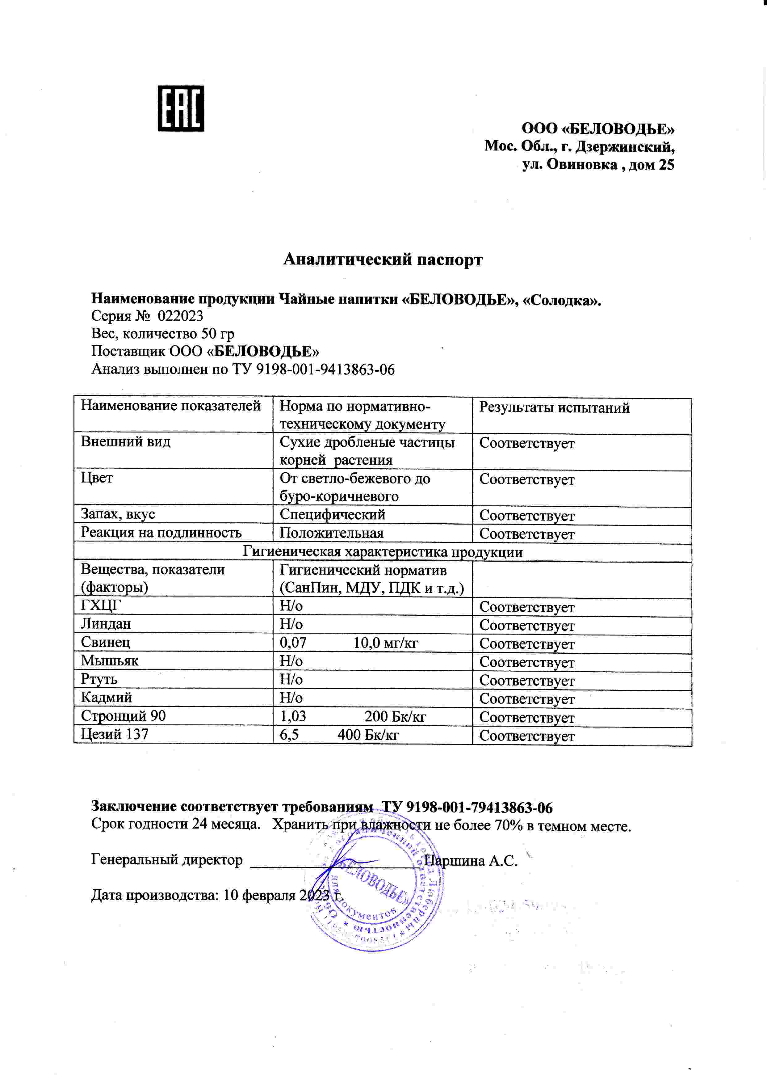 Паспорт №022023